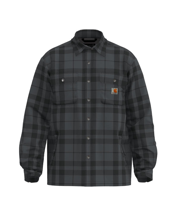 Carhartt Men's Relaxed Fit Flannel Sherpa-Lined Shirt Jacket