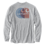 carhartt Mens Relaxed Fit Pocket C Logo Long Sleeve T-Shirt