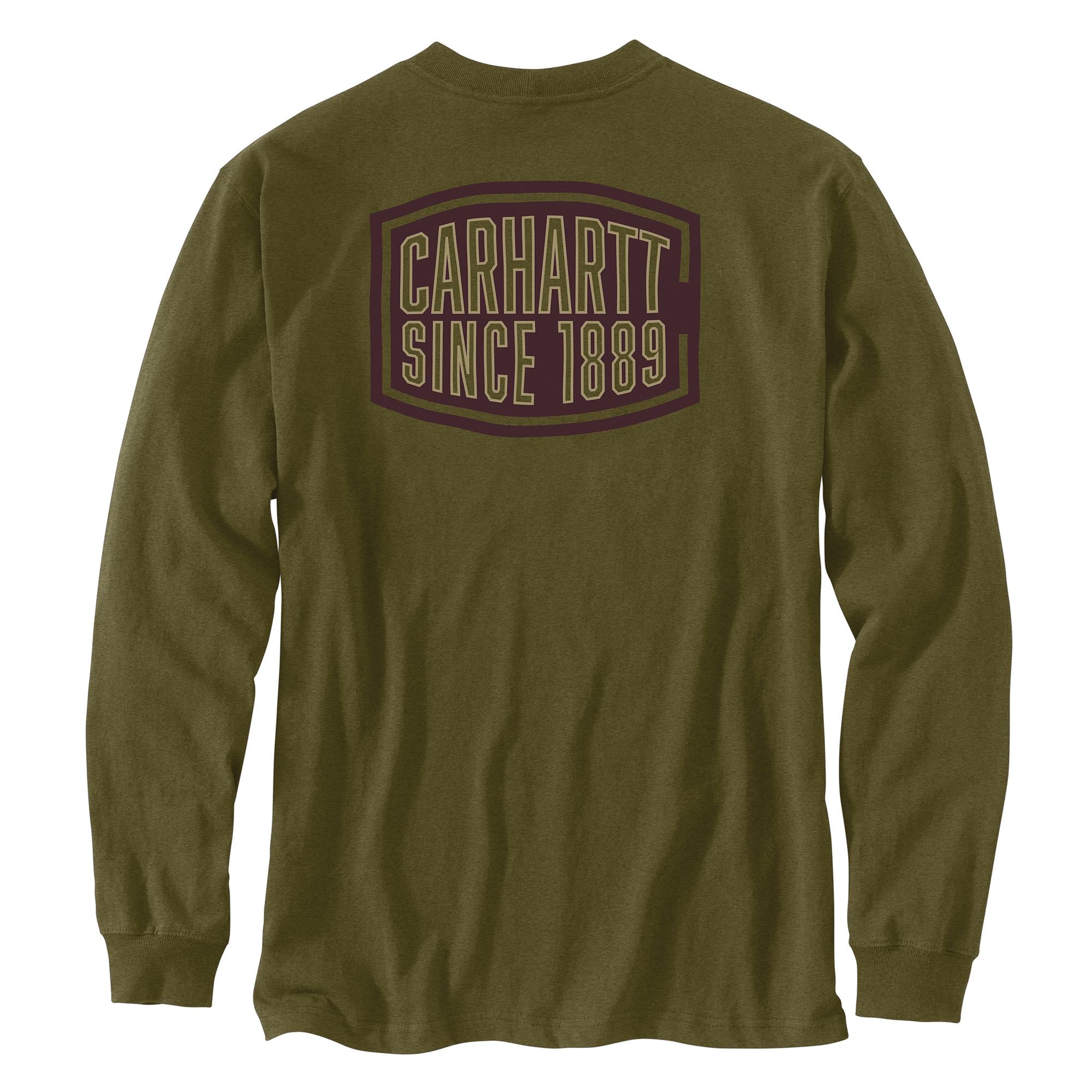 carhartt Mens 1889 Graphic Long Sleeve T-Shirt