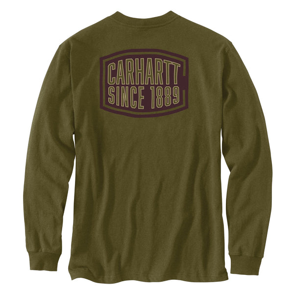 carhartt Mens 1889 Graphic Long Sleeve T-Shirt