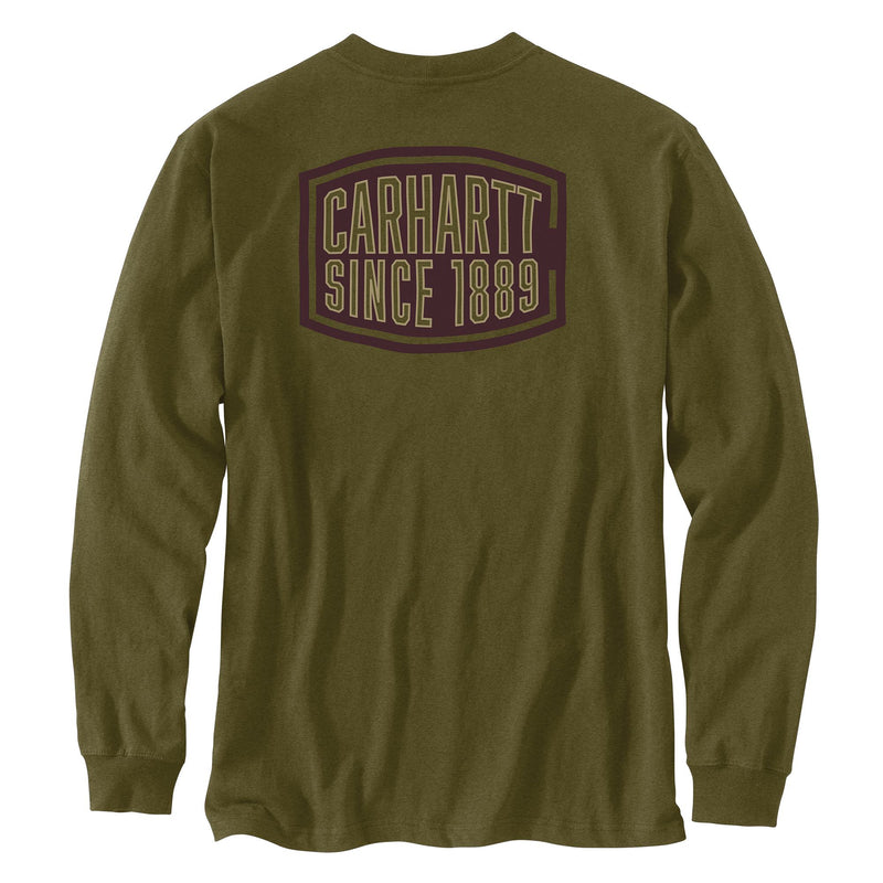 carhartt Mens 1889 Graphic Long Sleeve T-Shirt
