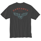 Carhartt Mens Relaxed Fit Lightweight Short Sleeve Eagle Graphic T-Shirt