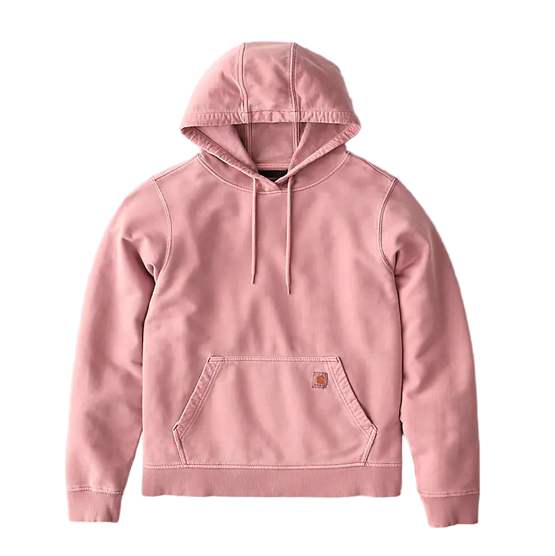 Carhartt Womens Relaxed Fit Midweight Garment Dye French Terry Hooded Sweatshirt