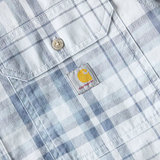 Carhartt Mens Fort Loose Plaid Short Sleeve Shirt