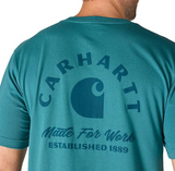 Carhartt Mens Irvine Relaxed Work Short Sleeve T-Shirt