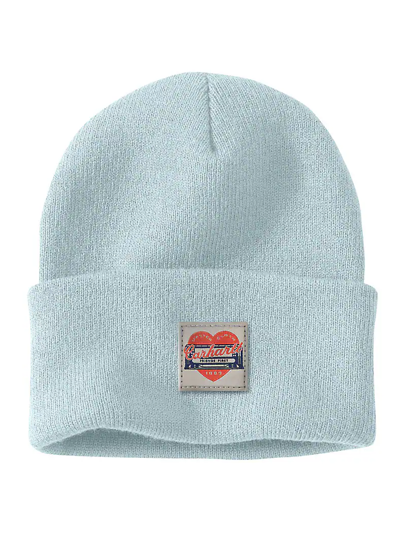 Carhartt Womens Knit Heart Patch Beanie