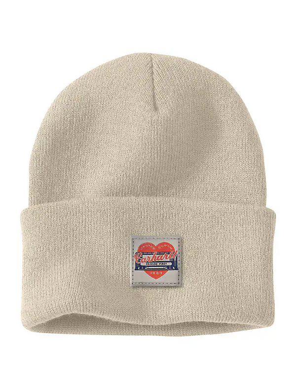 Carhartt Womens Knit Heart Patch Beanie