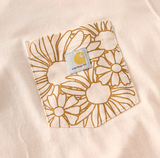 Carhartt Womens Tencel Fiber Series Loose Floral Short Sleeve T-Shirt