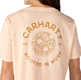 Carhartt Womens Tencel Fiber Series Loose Floral Short Sleeve T-Shirt