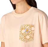 Carhartt Womens Tencel Fiber Series Loose Floral Short Sleeve T-Shirt