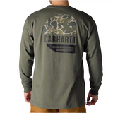 Carhartt Mens Loose Fit Heavyweight 1889 Long Sleeve Pocket T-Shirt