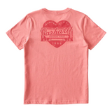 Carhartt Womens Irvine Relaxed Heritage Heart Short Sleeve T-Shirt