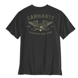 Carhartt Mens Irvine Relaxed Hardwork Eagle Short Sleeve T-Shirt