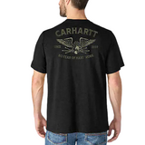 Carhartt Mens Irvine Relaxed Hardwork Eagle Short Sleeve T-Shirt