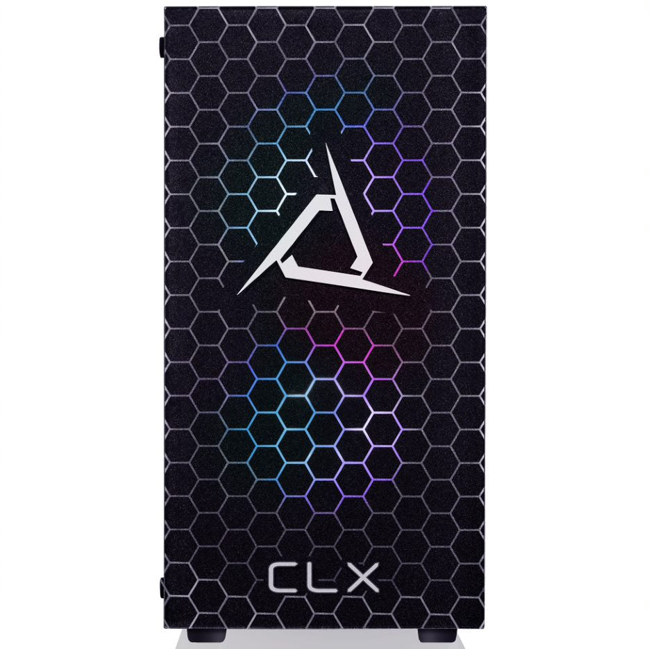 CLX SET Gaming Desktop - AMD Ryzen 5 5600 3.5GHz 6-Core Processor, 16GB DDR4 Memory, GeForce RTX 3050 8GB GDDR6 Graphics, 500GB M.2 NVMe SSD, 2TB HDD, WiFi, Black CLX Edition Spear MicroATX Tower RGB Fans, Windows 11 Home 64-bit