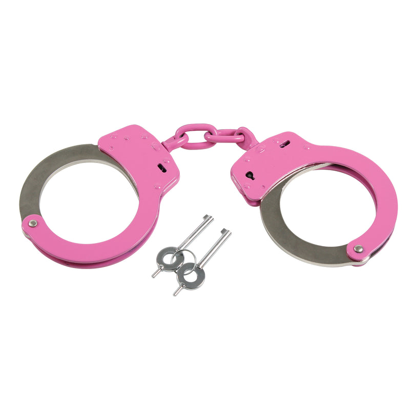 Rothco Pink Handcuffs with Belt Loop Pouch