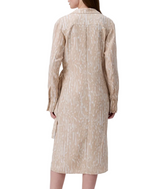 Calvin Klein Womens Printed Wrap Dress