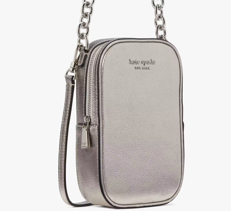 Kate Spade Jolie Metallic Chain Phone Crossbody Handbag