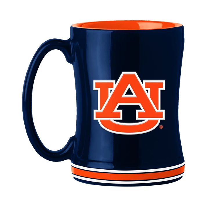 Logo Brands Auburn Tigers Relief Mug - 14 oz.