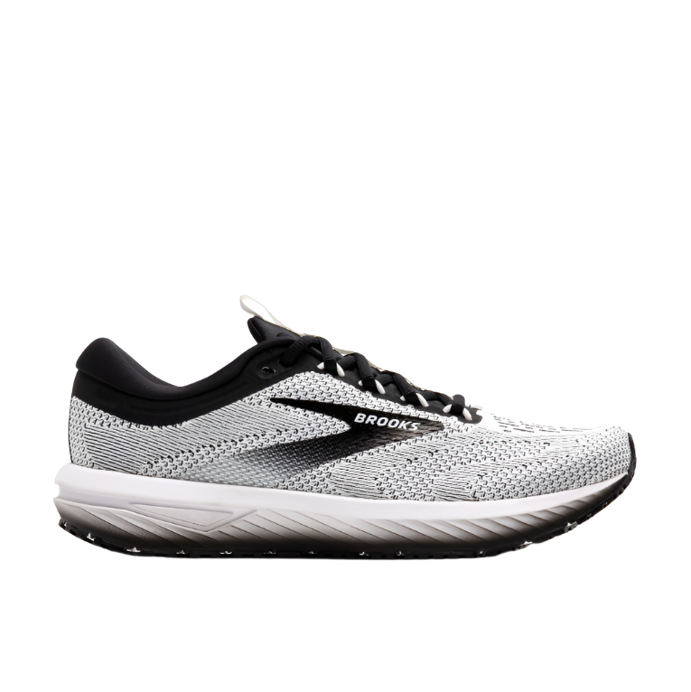 Brooks running shoes black and white hotsell