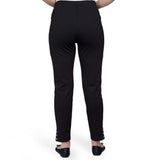 Ruby Rd. Womens Ponte Ankle Pant with Grommet Details