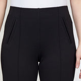 Ruby Rd. Womens Ponte Ankle Pant with Grommet Details
