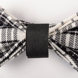 Primitives By Kathy Christmas Plaid Pet Bow Tie Set - Large