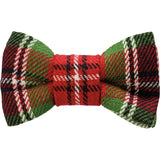 Primitives By Kathy Primitives By Kathy Christmas Plaid Pet Bow Tie Set - Medium