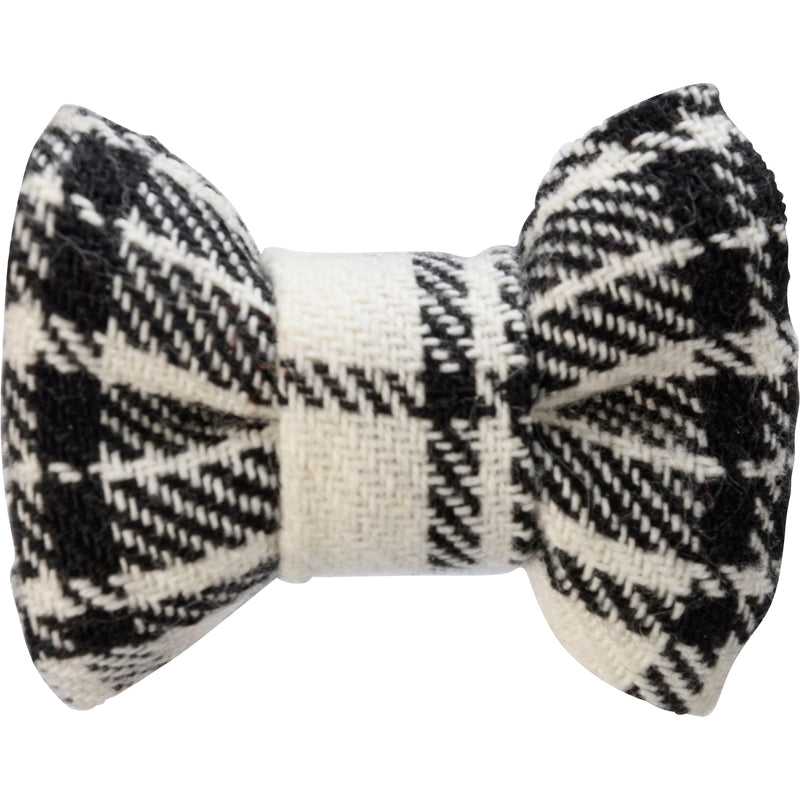 Primitives By Kathy Christmas Plaid Pet Bow Tie Set - Small