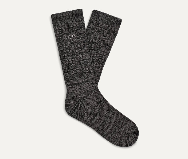 UGG Mens Trey Rib Knit Slouchy Crew Socks