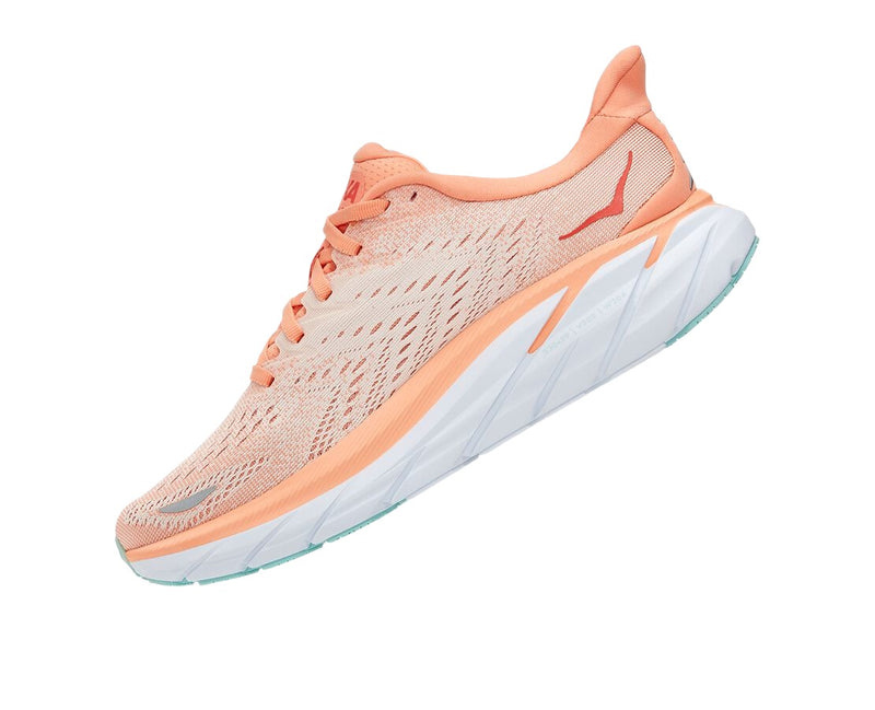 Hoka Womens Clifton 8 Max Cushioned Road Running Shoes – ShopCGX