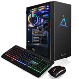 CLX SET Gaming Desktop - Liquid Cooled Intel Core i7 12700KF 3.6GHz 12-Core Processor, 16GB DDR4 Memory, GeForce RTX 3080 10GB GDDR6X Graphics, 500GB M.2 NVMe SSD, 2TB HDD, WiFi, Black CLX Edition Sakara ATX Mid-Tower 6 RGB Fans, Windows 11 Home 64-bit