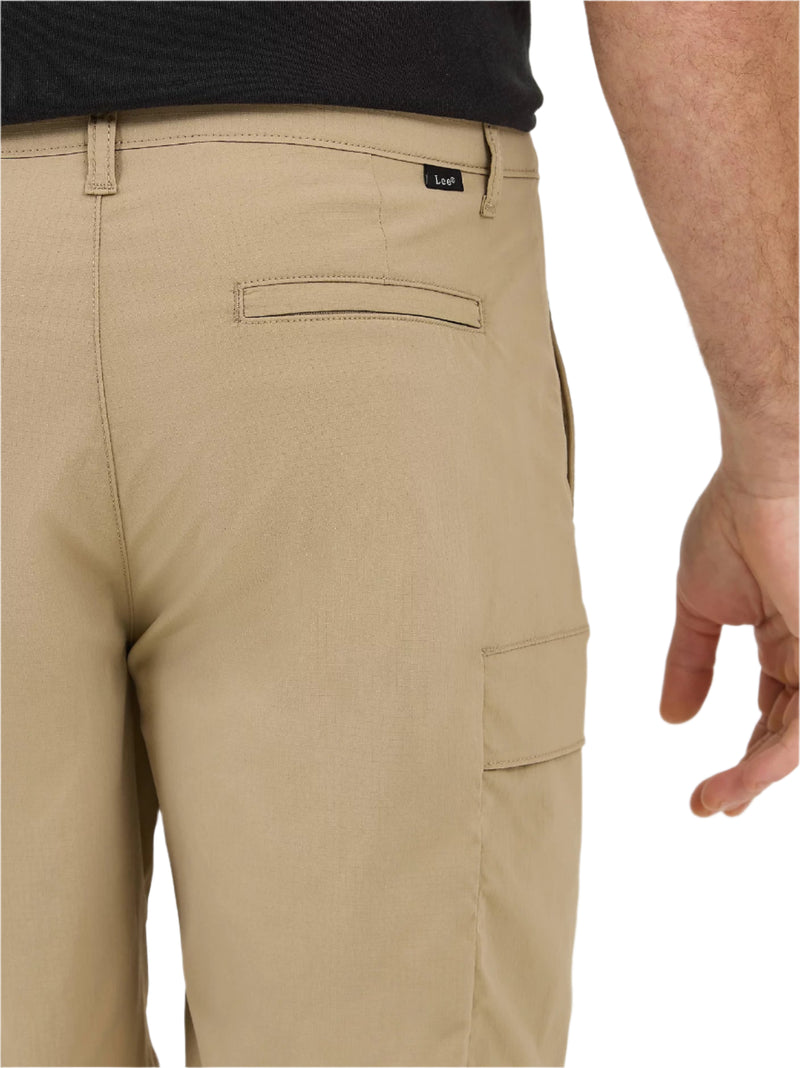 Lee Mens Extreme Motion Synthetic Ripstop Cargo Shorts