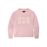 UGG Womens Madeline Fuzzy Logo Crewneck Sweatshirt