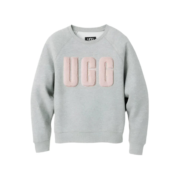 UGG Womens Madeline Fuzzy Logo Crewneck Sweatshirt