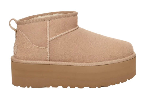 UGG Womens Classic Ultra Mini Platform Boots
