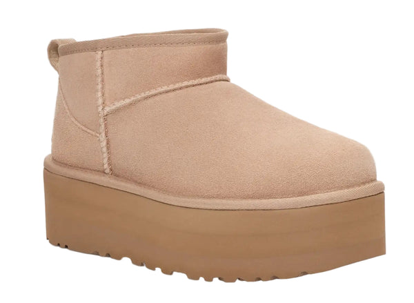 UGG Womens Classic Ultra Mini Platform Boots