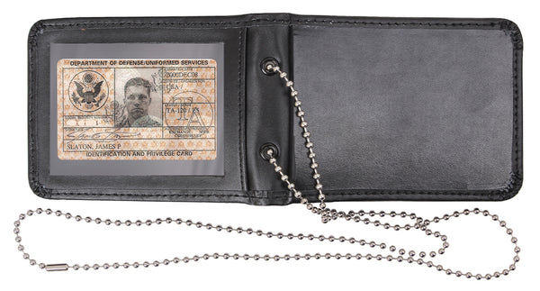 Rothco Leather Neck ID Holder