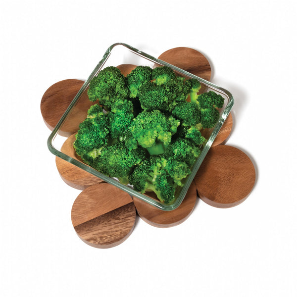 Lipper International Acacia Dotted Trivet