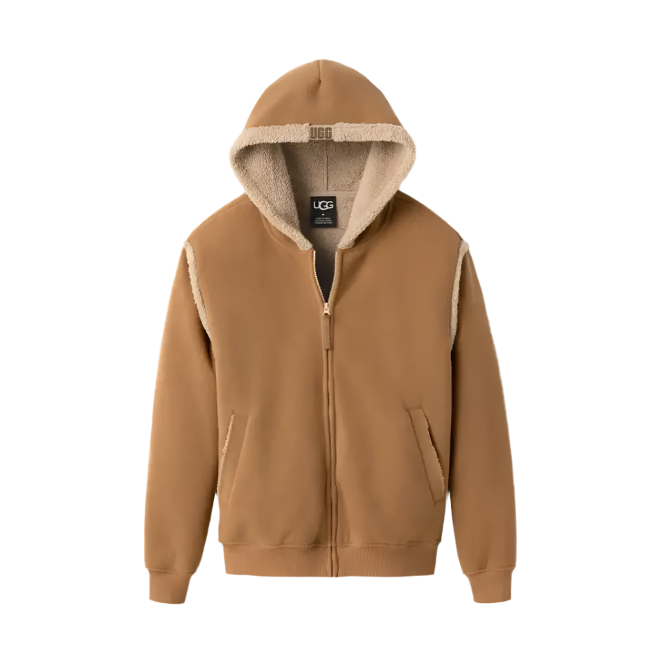 UGG Mens Evren Bonded Fleece Full-Zip Jacket – ShopCGX UGG Mens Evren Bonded Fleece Full-Zip Jacket – ShopCGX