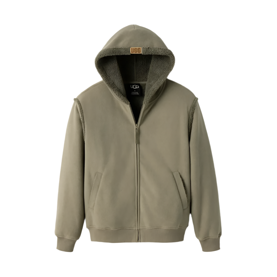 UGG Mens Evren Bonded Fleece Full-Zip Jacket – ShopCGX UGG Mens Evren Bonded Fleece Full-Zip Jacket – ShopCGX