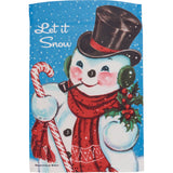 Primitives By Kathy Let It Snow Garden Flag