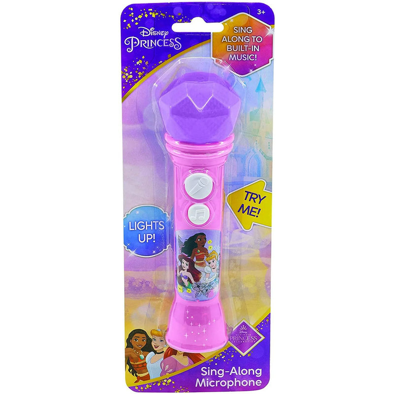 eKids Disney Princess Microphone for Kids with Built-in Music