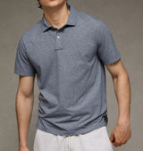 American Eagle Mens AE 24/7 Standard Fit Club Pique Polo Shirt