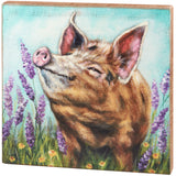 Primitives By Kathy Lavender and Pig Box Sign