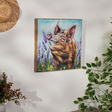 Primitives By Kathy Lavender and Pig Box Sign