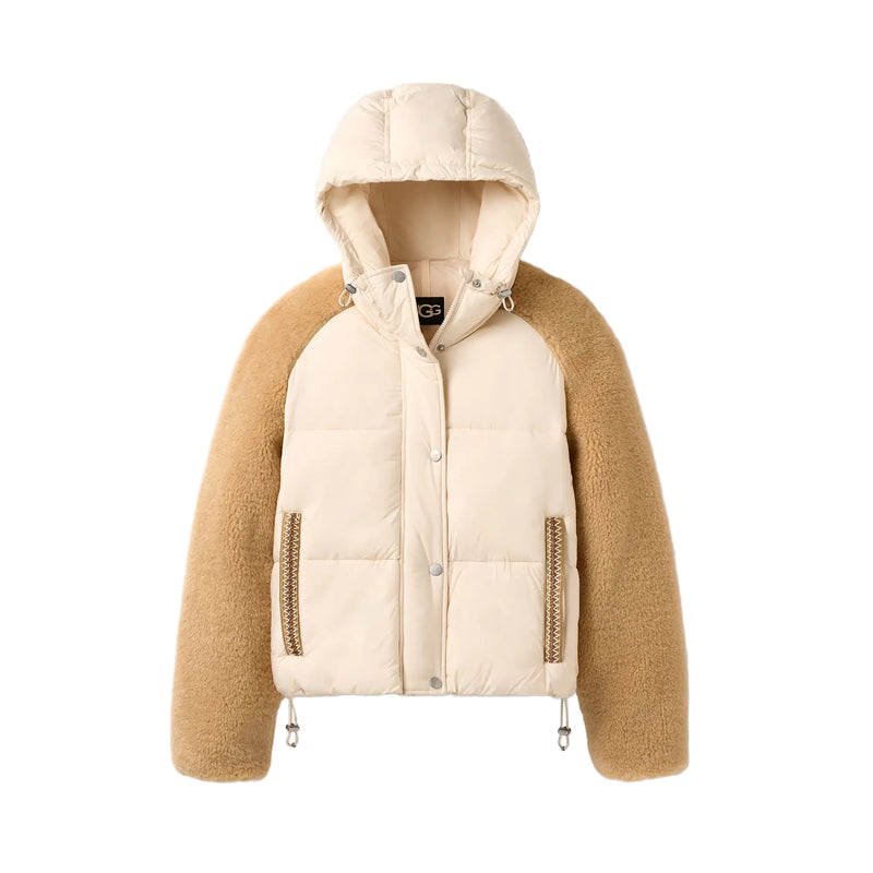 UGG Womens Mykah UGGbraid Puffer Jacket