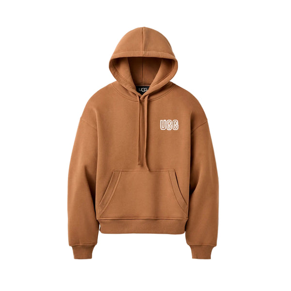 UGG Womens UGG Logo Hoodie Sweatshirt