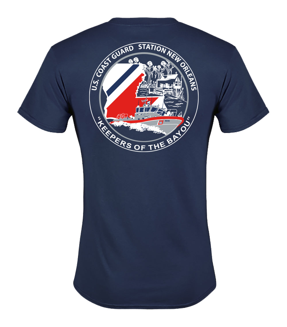 Coast Guard Station New Orleans Short Sleeve T-Shirt