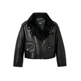 UGG Womens Finnian LuxeFluff Moto Jacket